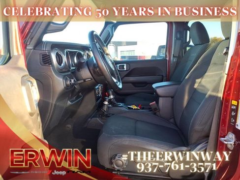 Certified 2022 Jeep Wrangler Unlimited Sahara w/ Cold Weather Group image 13