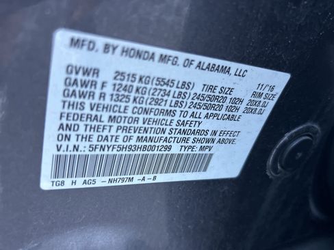 Used 2017 Honda Pilot Touring image 57