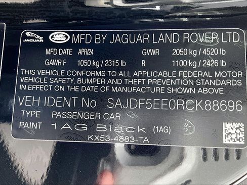 New 2024 Jaguar F-TYPE R-Dynamic RWD image 13