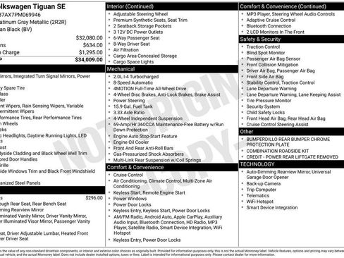 Used 2023 Volkswagen Tiguan SE image 35