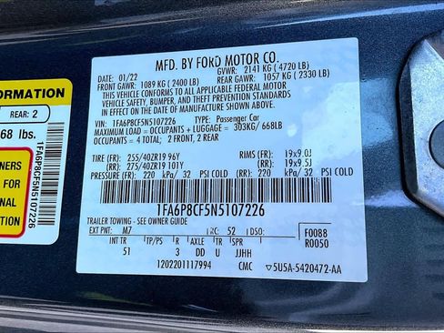 Used 2022 Ford Mustang GT Premium w/ GT Performance Package image 33