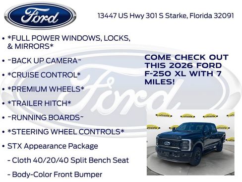 New 2026 Ford F250 XL w/ STX Appearance Package image 10