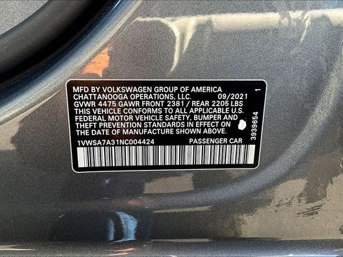 Used 2022 Volkswagen Passat 2.0T SE image 19