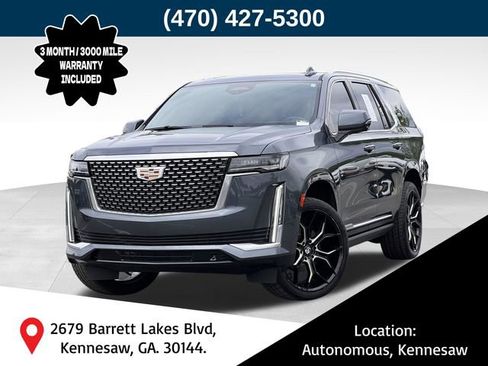 Used 2021 Cadillac Escalade Premium Luxury w/ Driver Assist Tech Package RWD image 1