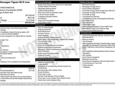 Used 2026 Volkswagen Tiguan SE R-Line FWD image 7