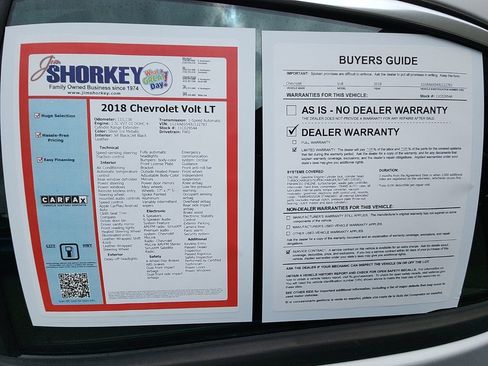 Used 2018 Chevrolet Volt LT w/ Comfort Package FWD image 31