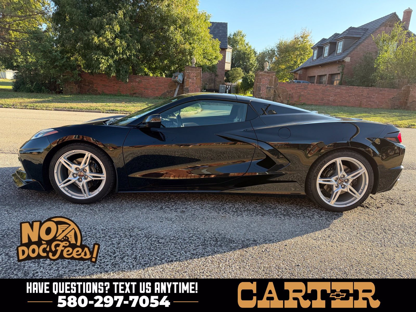 Used 2021 Chevrolet Corvette Stingray Preferred Conv w/ Chrome Exterior Badge Package RWD image 8