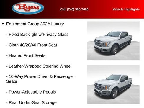 Used 2019 Ford F150 XLT w/ Equipment Group 302A Luxury AWD/4WD image 14