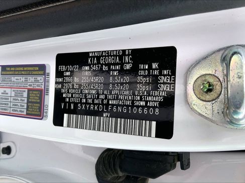 Used 2022 Kia Sorento SX Prestige w/ Rust Color Package AWD/4WD image 33