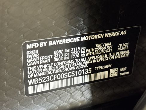 Used 2025 BMW iX xDrive50 w/ Sport Package AWD/4WD image 37