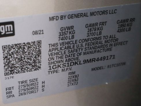 Used 2021 GMC Yukon Denali w/ LPO, Illumination Package image 58