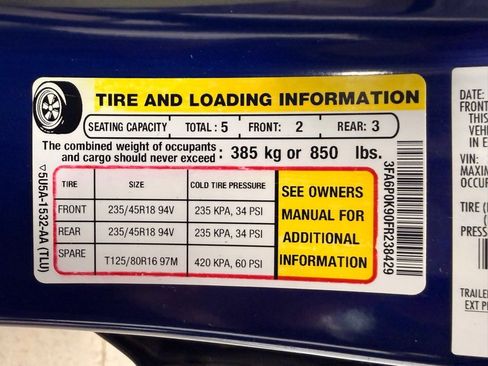 Used 2015 Ford Fusion Titanium image 43