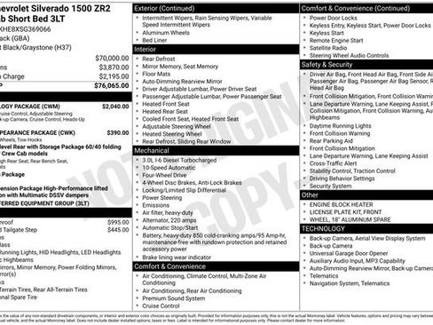 Used 2025 Chevrolet Silverado 1500 ZR2 w/ Technology Package image 2