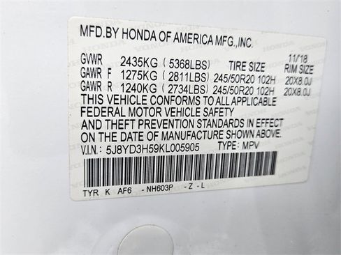 Used 2019 Acura MDX FWD w/ Technology Package image 18