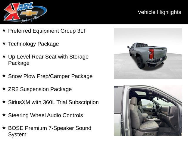 Used 2025 Chevrolet Silverado 2500 ZR2 w/ Technology Package AWD/4WD image 2