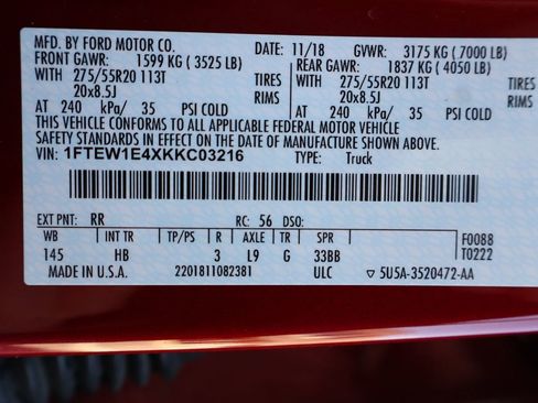 Used 2019 Ford F150 Lariat w/ Equipment Group 502A Luxury image 46