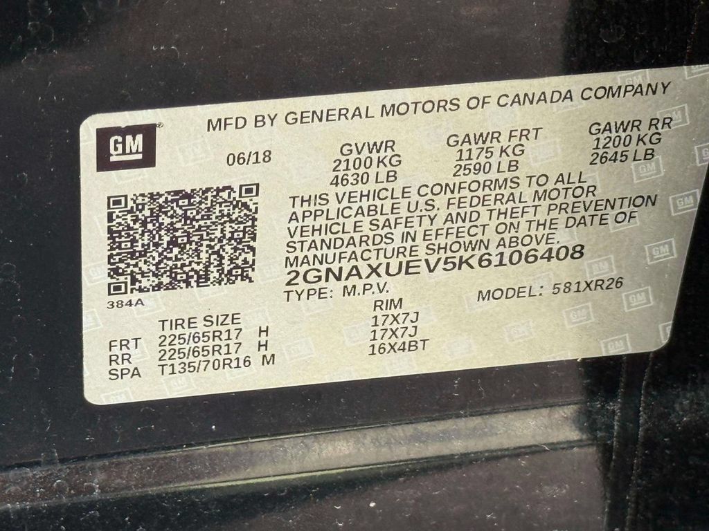 Used 2019 Chevrolet Equinox LT AWD/4WD image 14