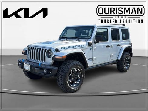 Used 2022 Jeep Wrangler Unlimited Rubicon 4xe w/ Steel Bumper Group AWD/4WD image 2