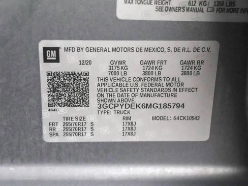 Used 2021 Chevrolet Silverado 1500 LT AWD/4WD image 48