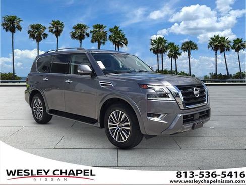 Certified 2023 Nissan Armada SL w/ Captain's Chairs Package image 1