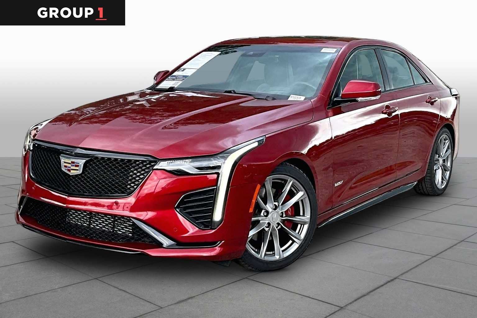 Used 2022 Cadillac CT4 V w/ Technology Package RWD image 1