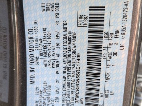 Used 2025 Ford Bronco Sport Outer Banks w/ Outer Banks Tech Package+ AWD/4WD image 29