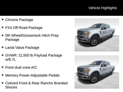 Used 2017 Ford F350 Lariat w/ Chrome Package AWD/4WD image 8