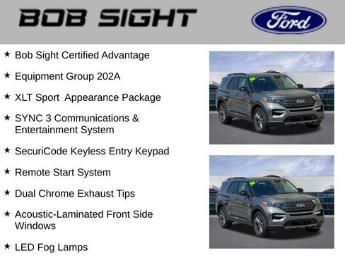 Used 2023 Ford Explorer XLT w/ Equipment Group 202A AWD/4WD image 3
