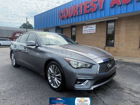 Used 2022 INFINITI Q50 Luxe w/ Cargo Package AWD/4WD image 1