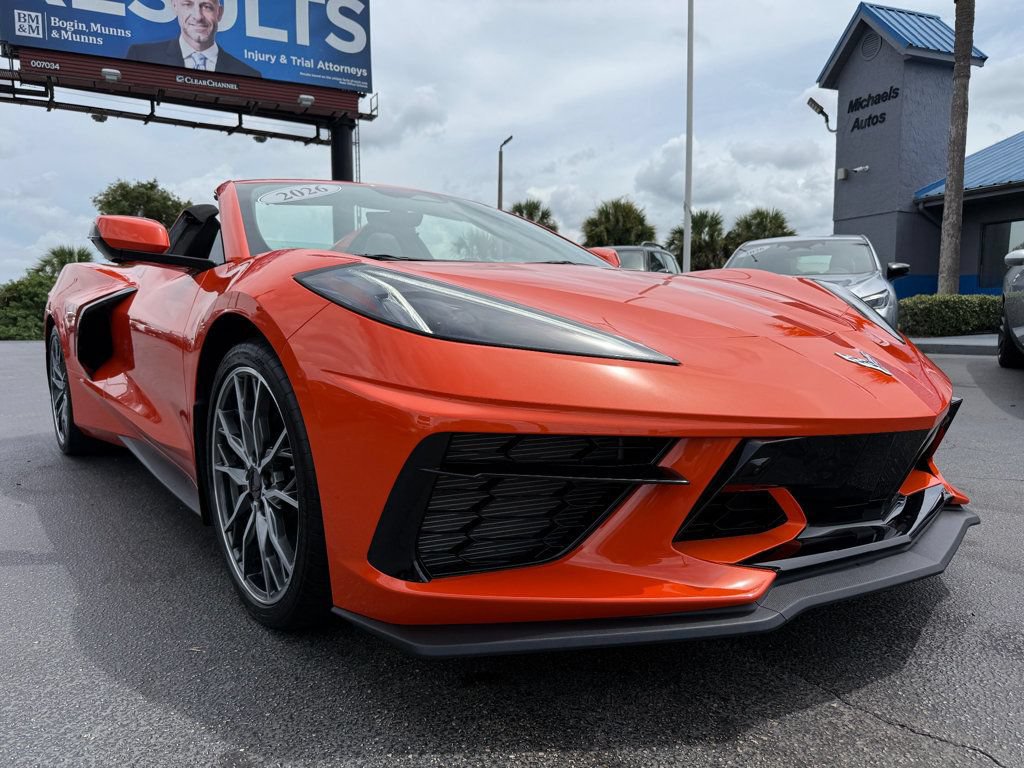 Used 2026 Chevrolet Corvette Stingray Premium Conv w/ Chrome Exterior Badge Package RWD image 5