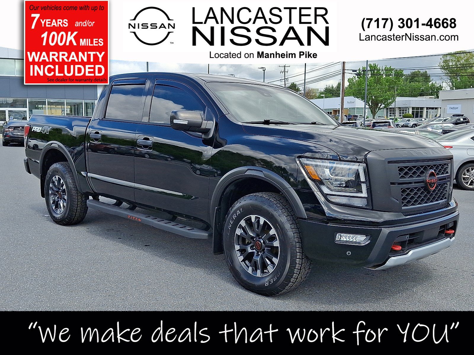 Certified 2023 Nissan Titan PRO-4X w/ Pro-4x Convenience Package AWD/4WD image 1