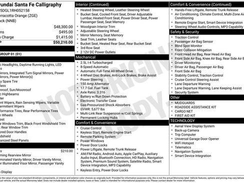 Used 2024 Hyundai Santa Fe Calligraphy AWD/4WD image 41