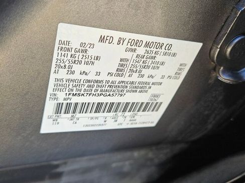 Used 2023 Ford Explorer Limited w/ Equipment Group 301A image 22