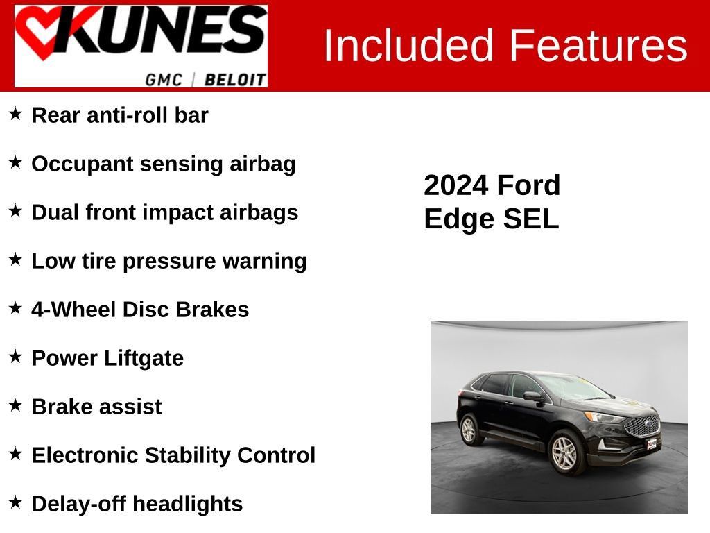 Used 2024 Ford Edge SEL AWD/4WD image 3