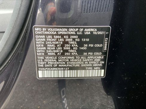 Used 2022 Volkswagen Atlas SE image 30