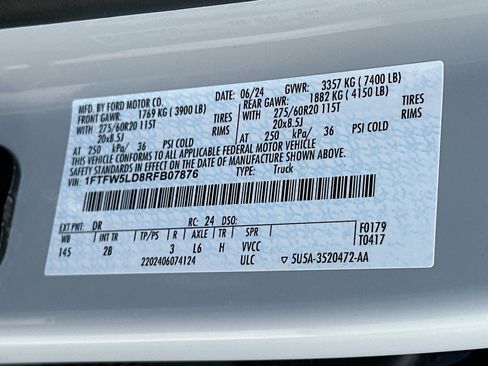 Certified 2024 Ford F150 Lariat w/ Bed Utility Package AWD/4WD image 32