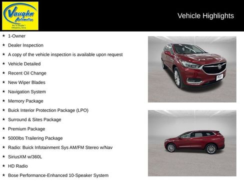 Used 2020 Buick Enclave Premium w/ Surround and Sites Package image 2