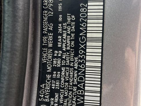 Used 1999 BMW 540i Sedan RWD image 11