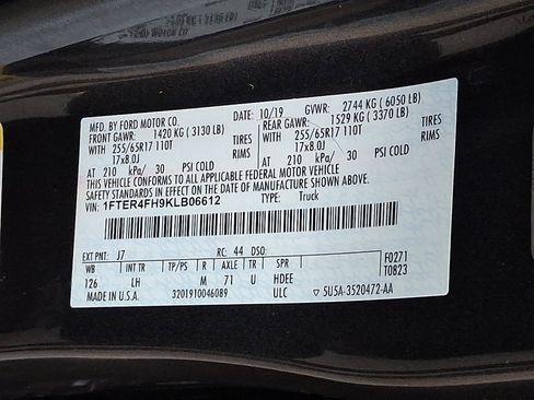 Certified 2019 Ford Ranger XLT w/ Equipment Group 301A Mid image 25