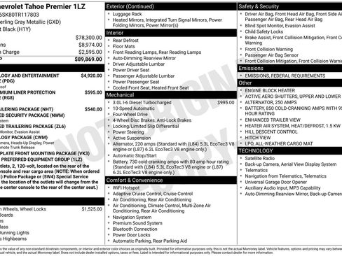 New 2026 Chevrolet Tahoe Premier image 10
