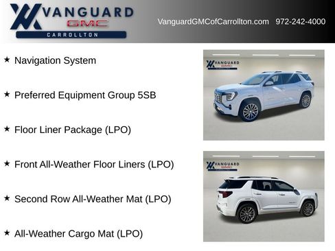 New 2026 GMC Terrain Denali w/ LPO, Floor Liner Package image 6