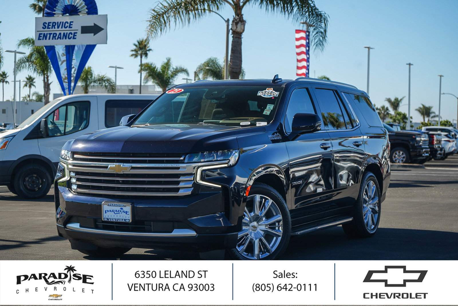 Used 2023 Chevrolet Tahoe High Country w/ LPO, Illumination Package AWD/4WD image 1