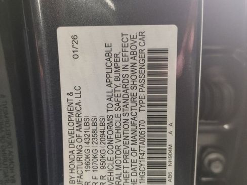 Certified 2026 Honda Accord SE image 29