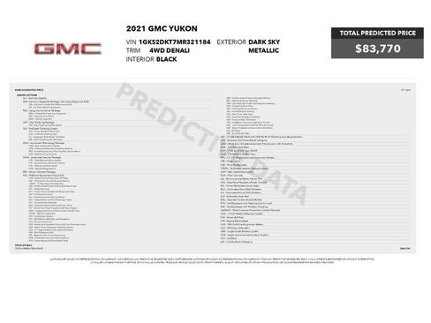 Used 2021 GMC Yukon Denali w/ Denali Ultimate Package AWD/4WD image 2