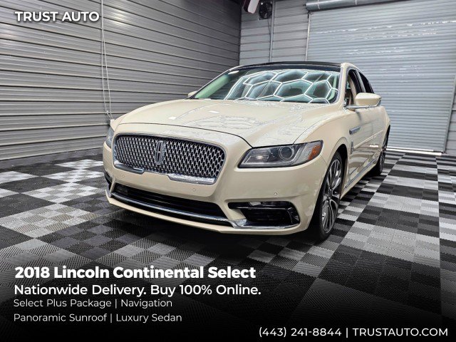 Used 2018 Lincoln Continental Select w/ Continental Climate Package FWD image 1
