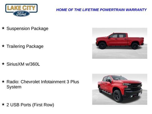 Used 2021 Chevrolet Silverado 1500 LT Trail Boss w/ LT Trail Boss Premium Package AWD/4WD image 17