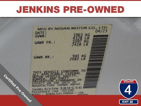 Certified 2023 Nissan Altima 2.5 SR image 13