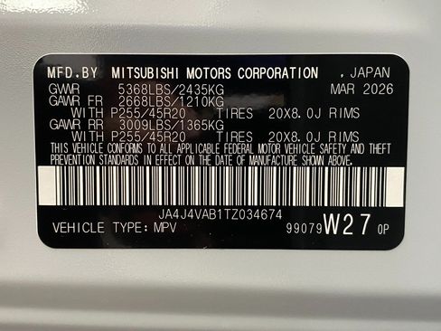 New 2026 Mitsubishi Outlander LE AWD/4WD image 32
