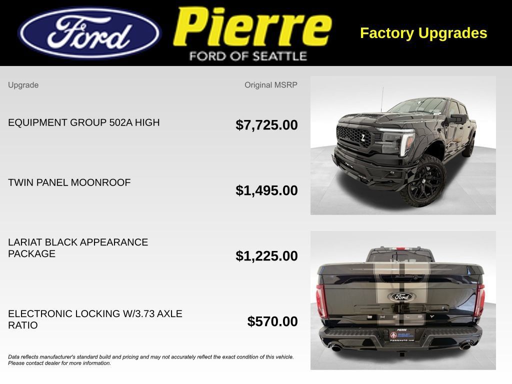 New 2025 Ford F150 Lariat w/ Equipment Group 502A High AWD/4WD image 13