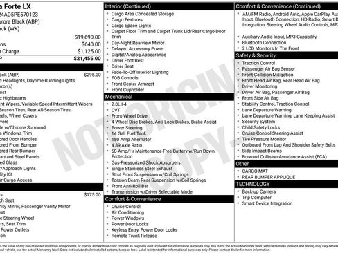 Used 2023 Kia Forte LX image 11